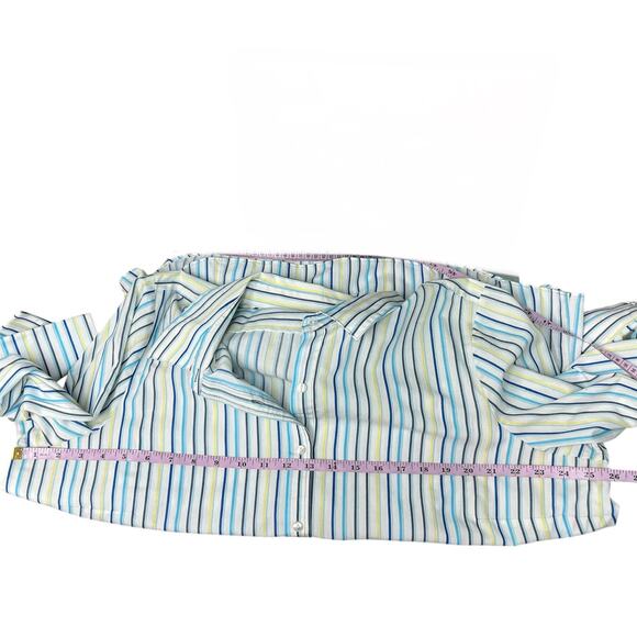 Izod Shirt Womens 2X Non Iron Career Office Workwear Business Casual Breathable - Picture 10 of 11